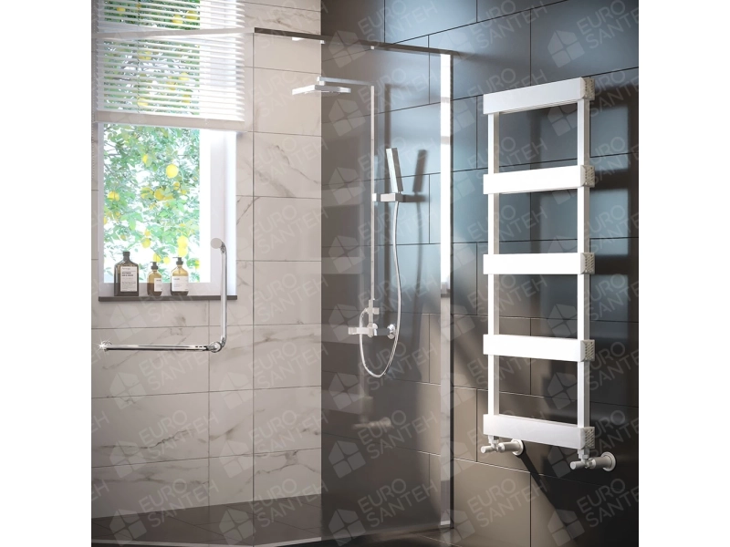 Design heated towel rail LOJIMAX, collection CALVIN 400 mm. 1400 mm.