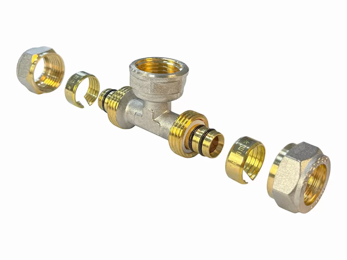 Teu pentru teava multistrat PEX-AL-PEX F 26 mm.x 3/4 