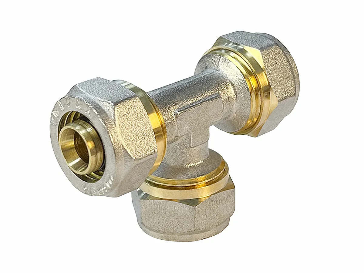 Teu redus pentru teava multistrat PEX-AL-PEX 20 mm.x 16 mm.x 16 mm. 