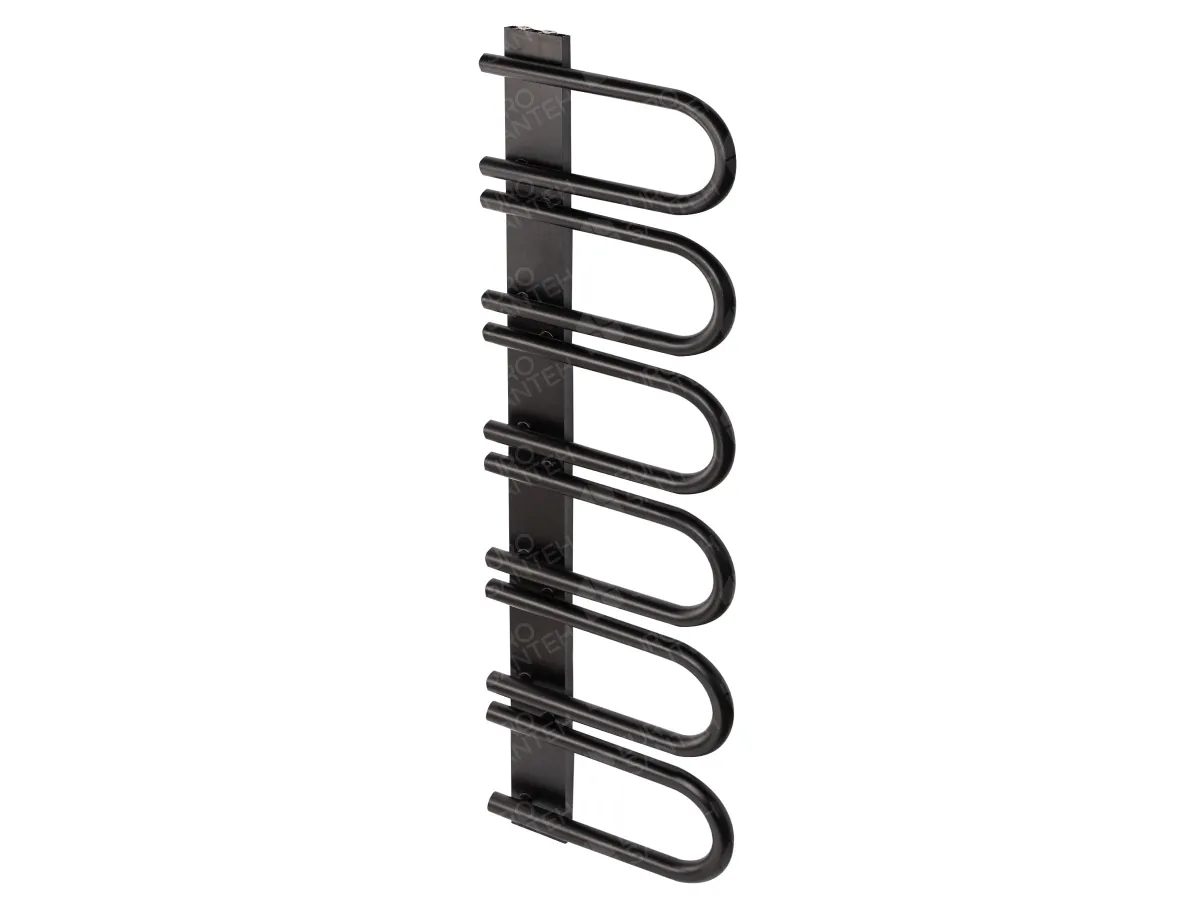 LOJIMAX designer towel warmer, PANA collection, left view