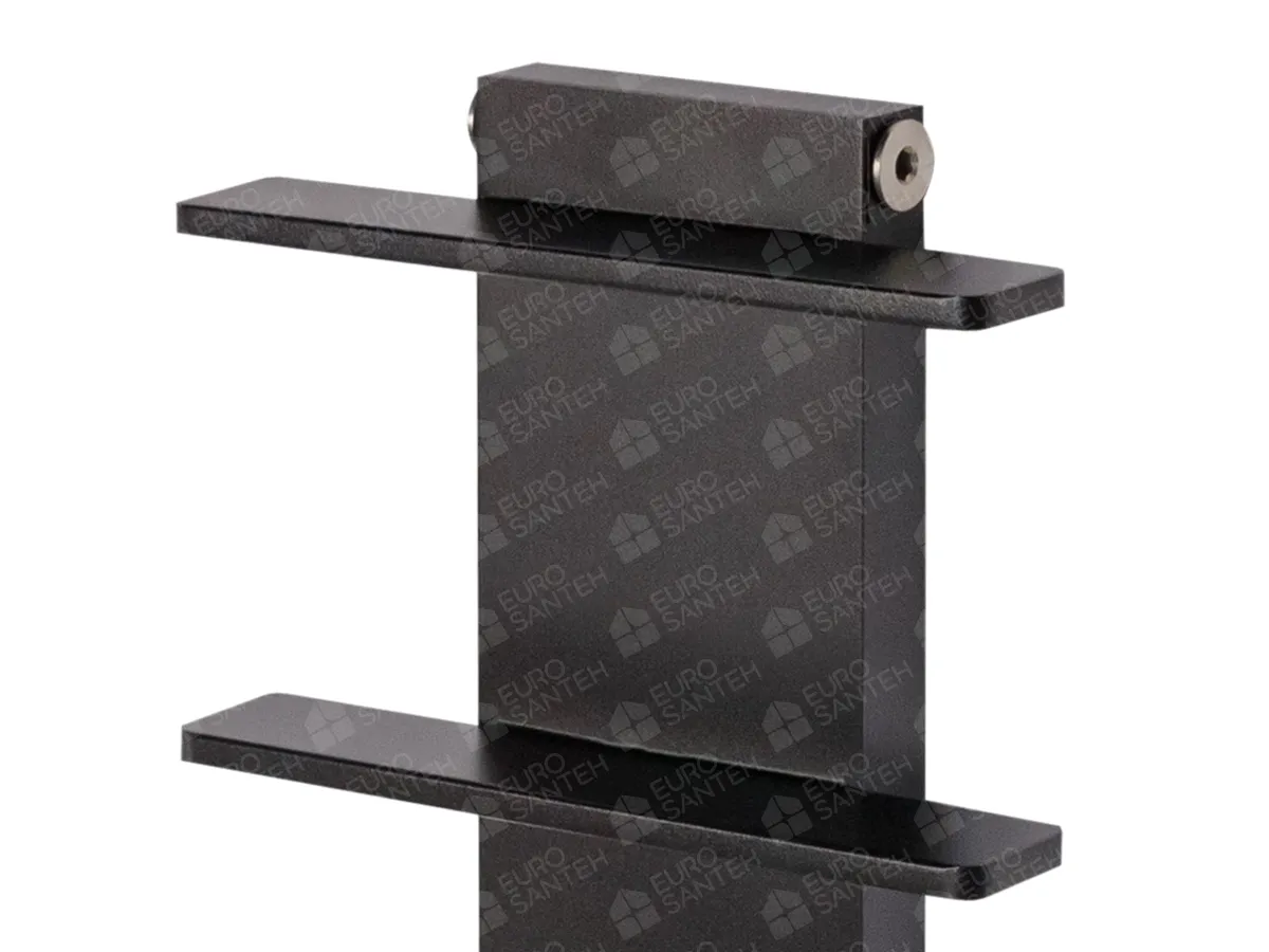 LOJIMAX designer towel warmer, CARETTA collection, close-up view