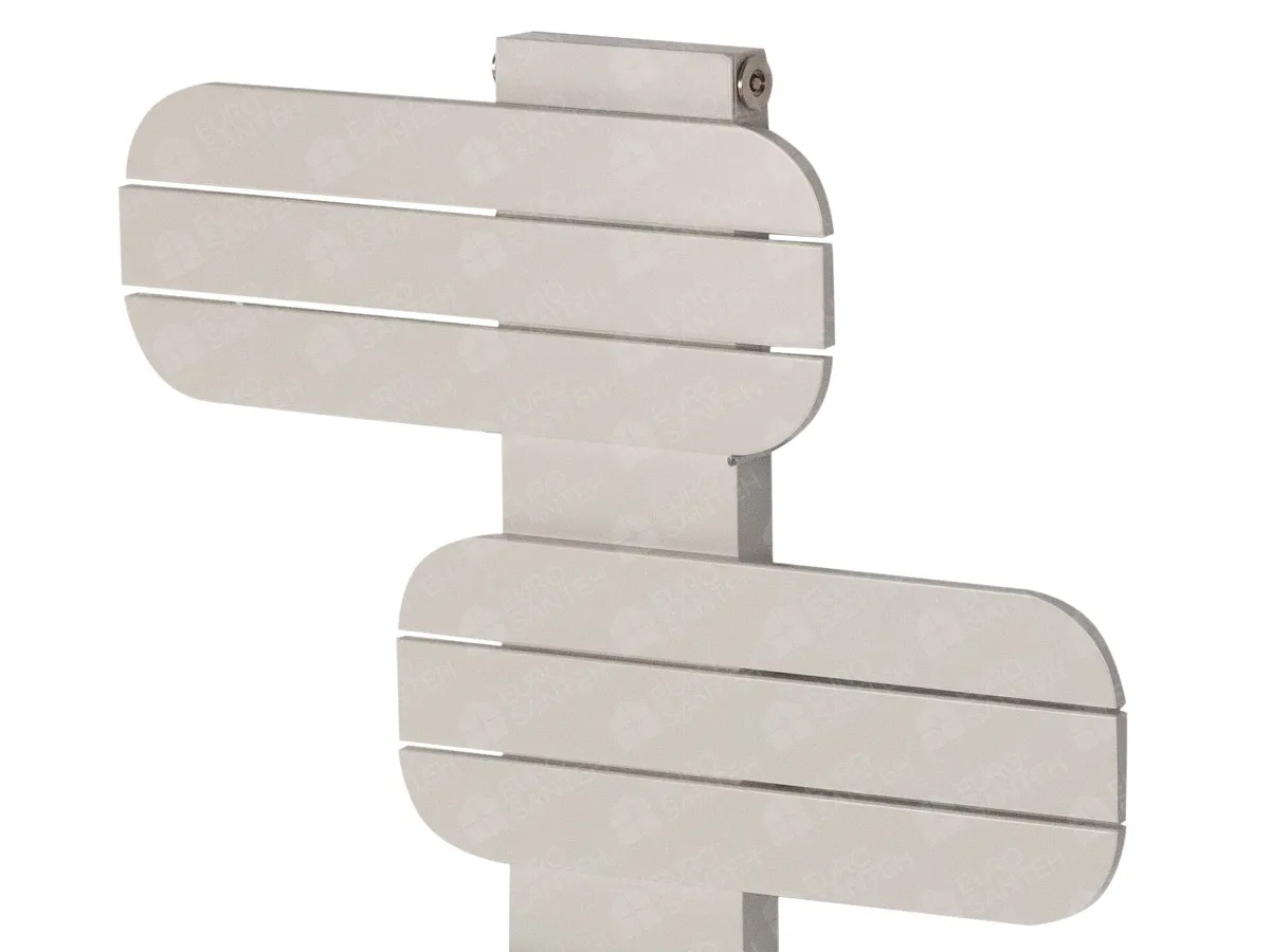LOJIMAX designer towel warmer, BAMITO collection, close-up view