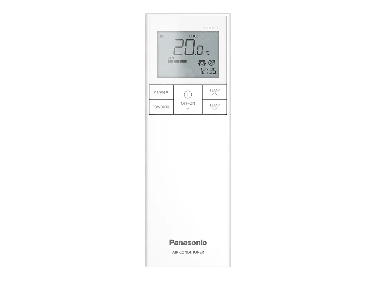 Air conditioner remote control Panasonic Etherea Inverter R32 Z35ZKEWH 12000 BTU