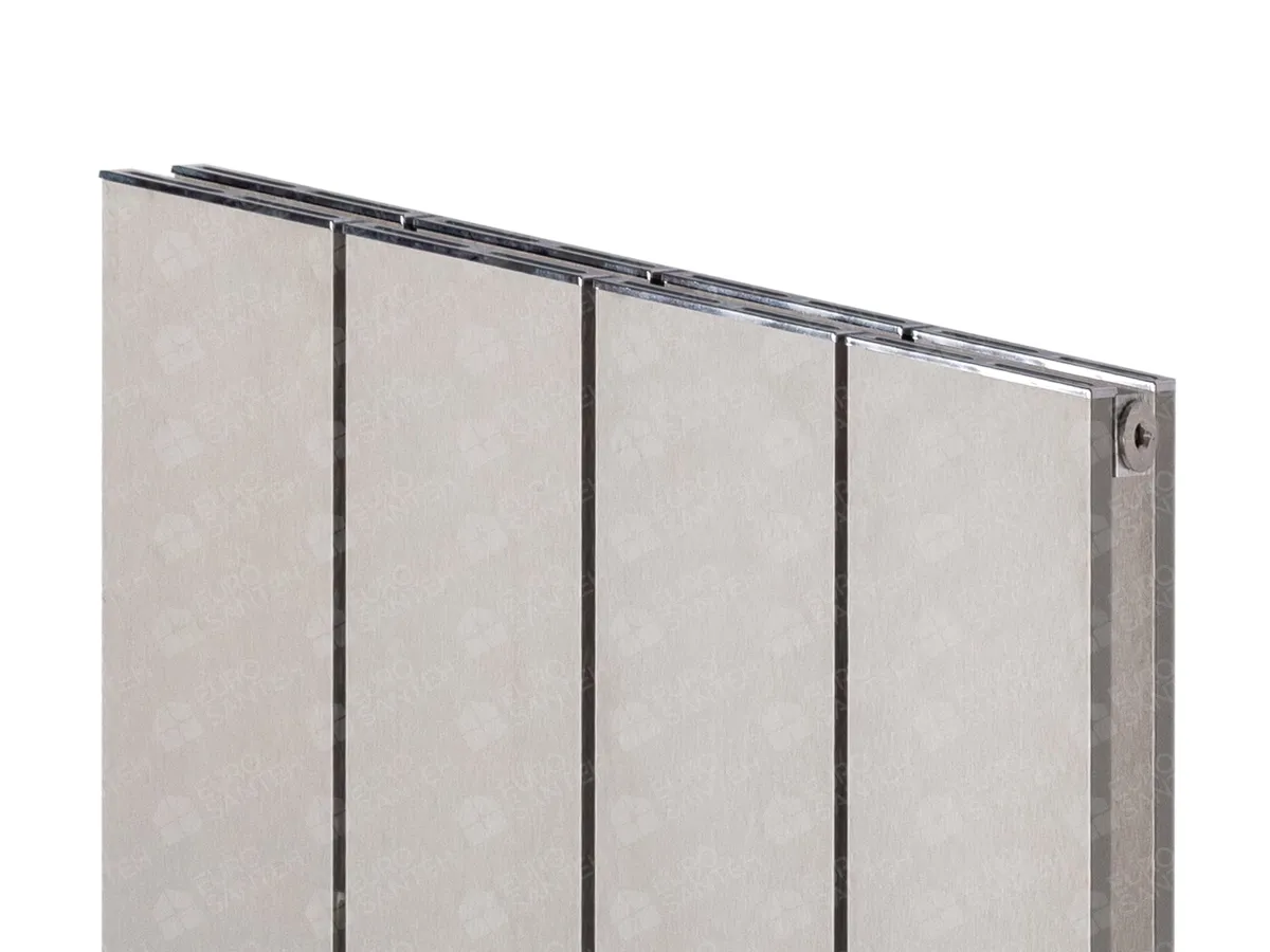 Designer radiator LOJIMAX KALSEDON DOUBLE, close-up view