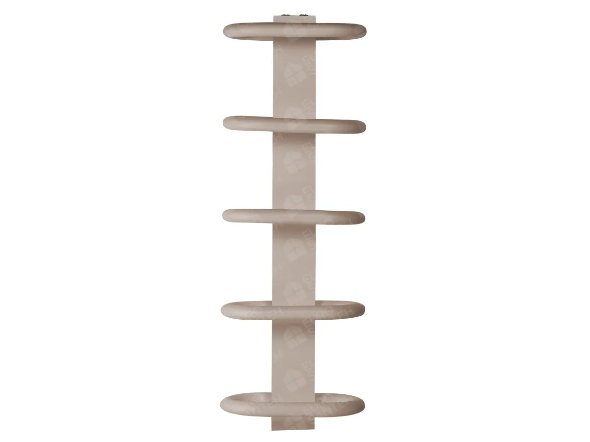 LOJIMAX designer towel warmer, TEOS collection, front view 