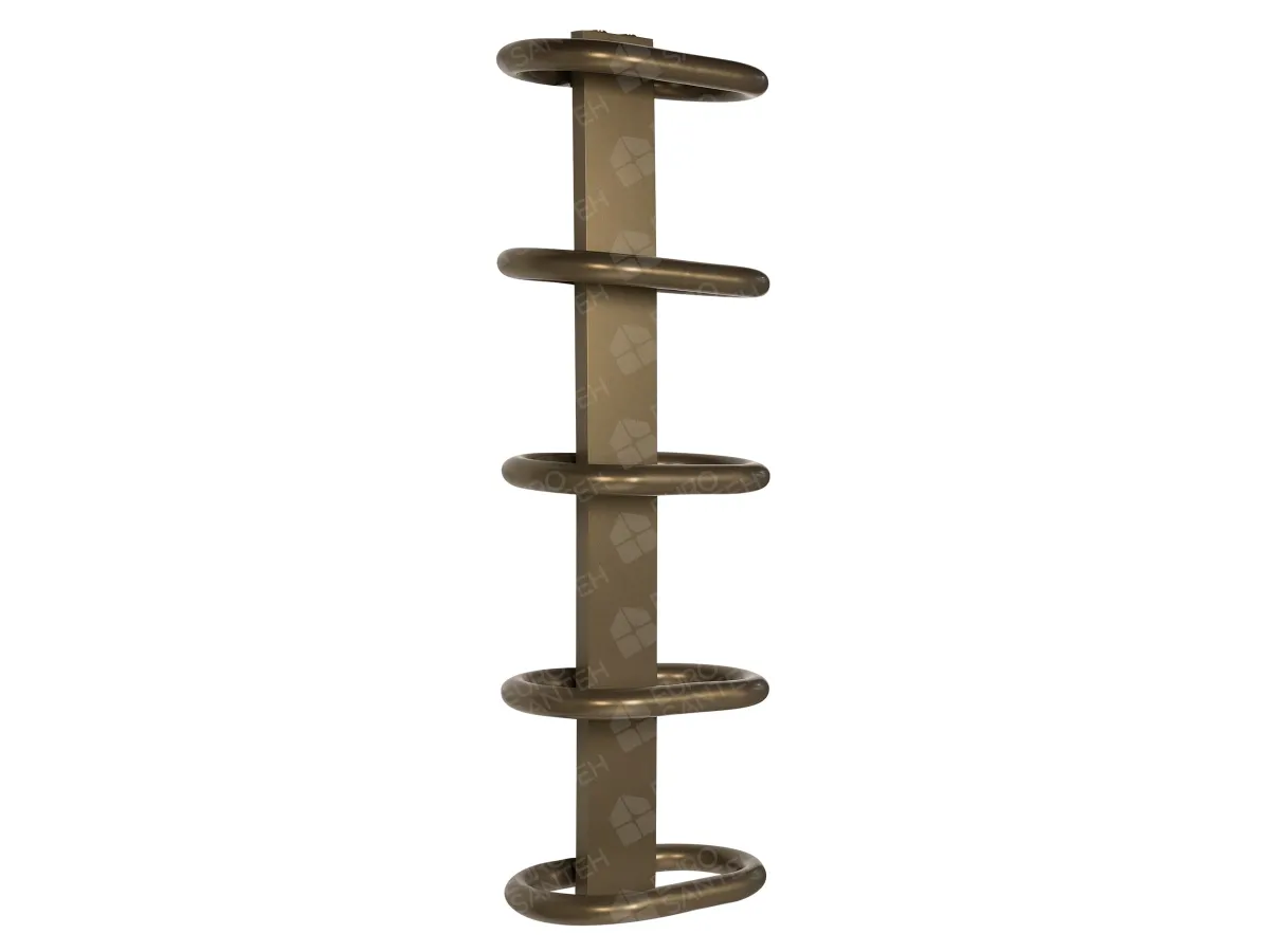 LOJIMAX designer towel warmer, TEOS collection, right view