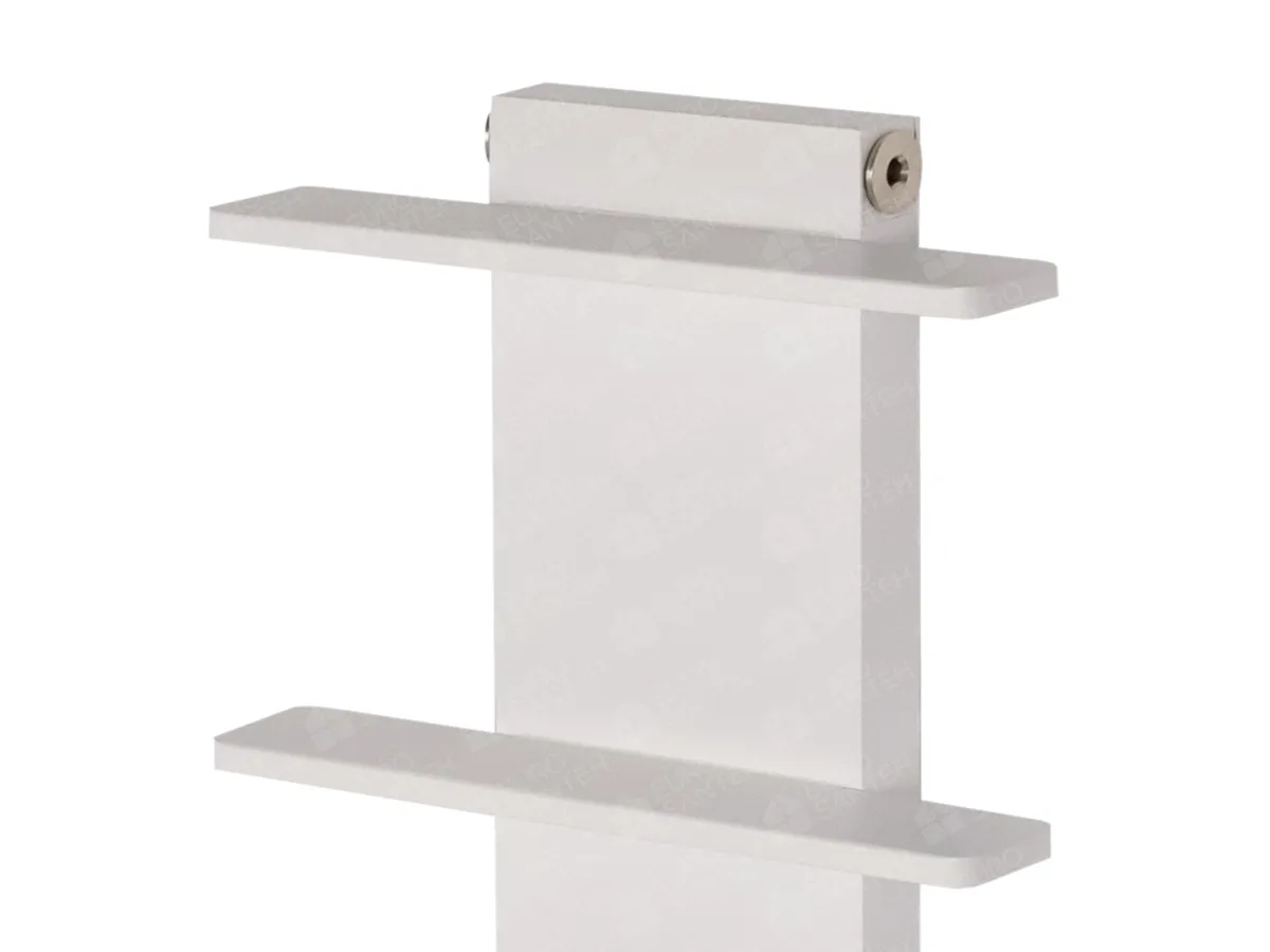 LOJIMAX designer towel warmer, CARETTA collection, close-up view