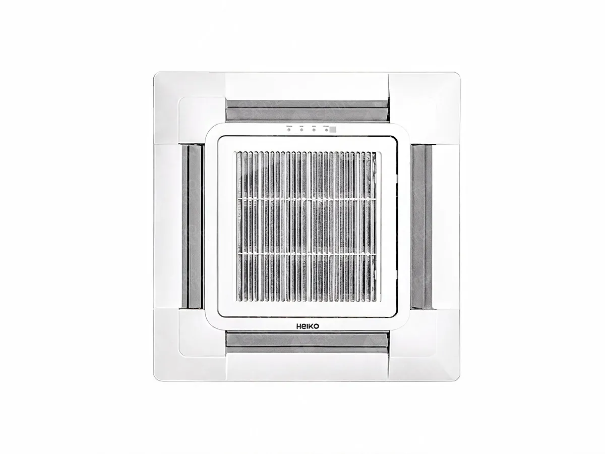 Indoor unit Heiko, cassette type 4-flow front view