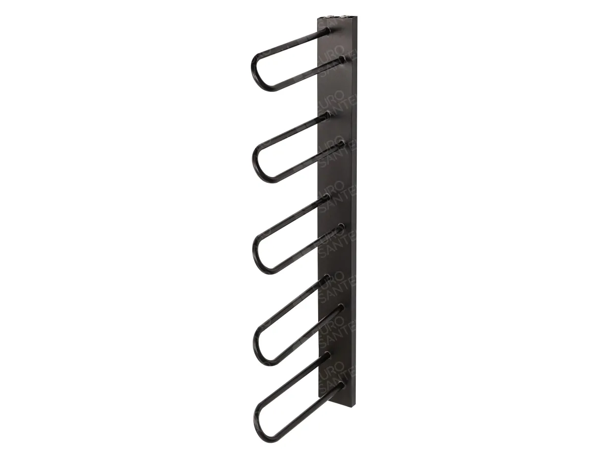 LOJIMAX designer towel warmer, PRUSIAS collection, left view