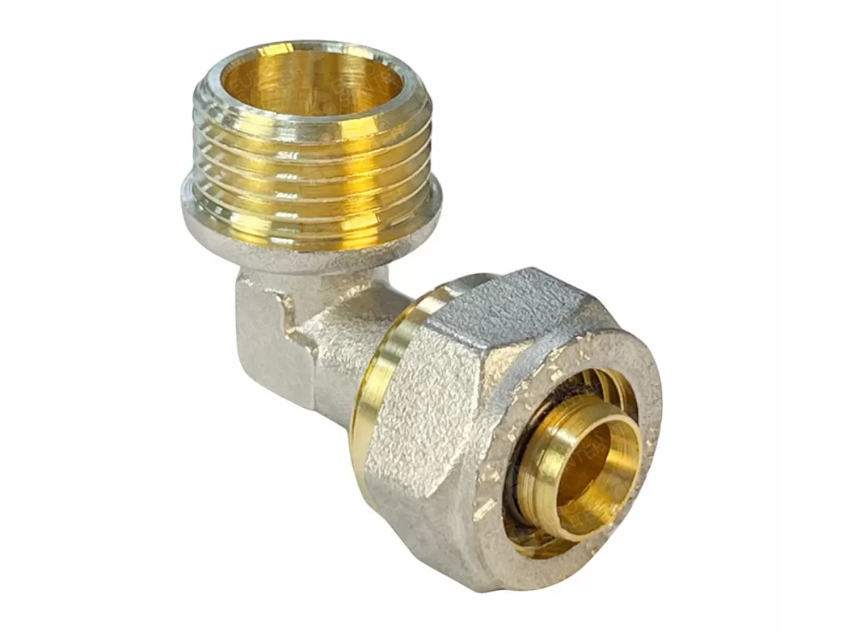 Cot conector pentru teava multistrat PEX-AL-PEX M 20 mm.x 3/4 