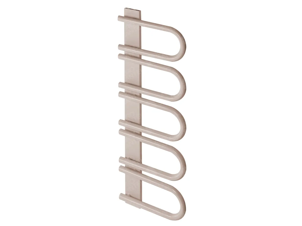 LOJIMAX designer towel warmer, PANA collection, left view