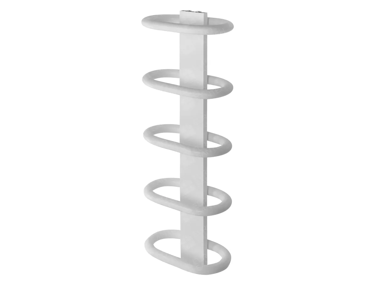 LOJIMAX designer towel warmer, TEOS collection, left view