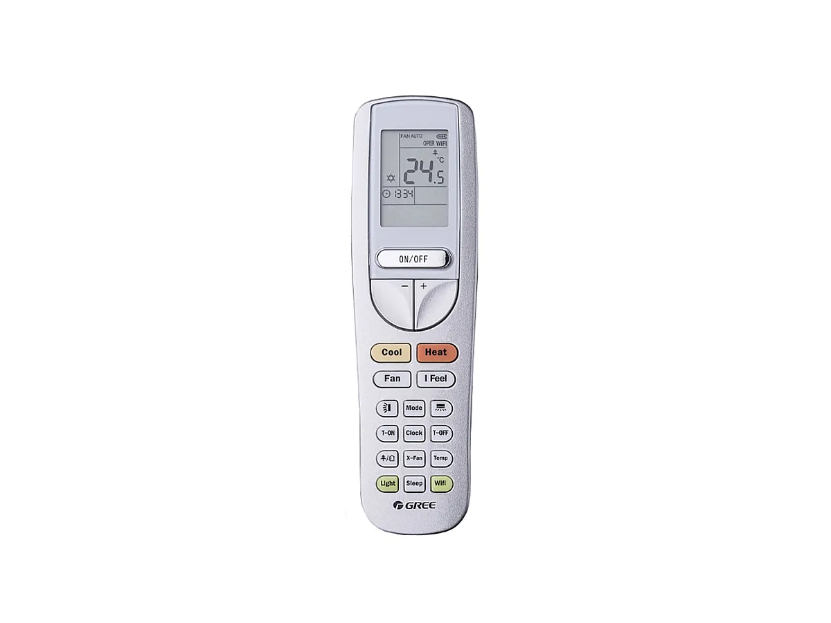 Remote control from GREE U-CROWN, SILVER Inverter