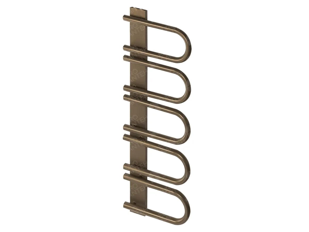 LOJIMAX designer towel warmer, PANA collection, left view