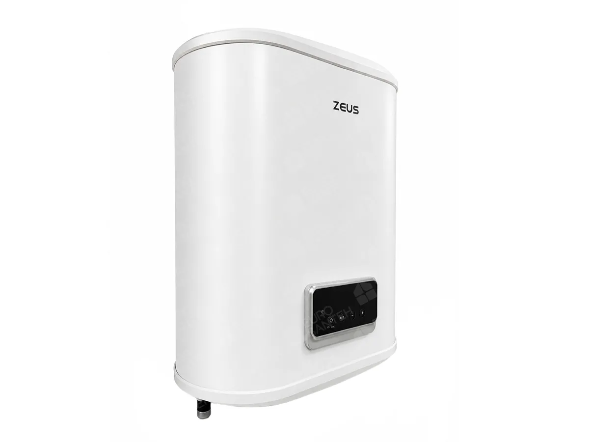 Boiler electric ZEUS SLIM COMPACT 50 l, vedere laterală