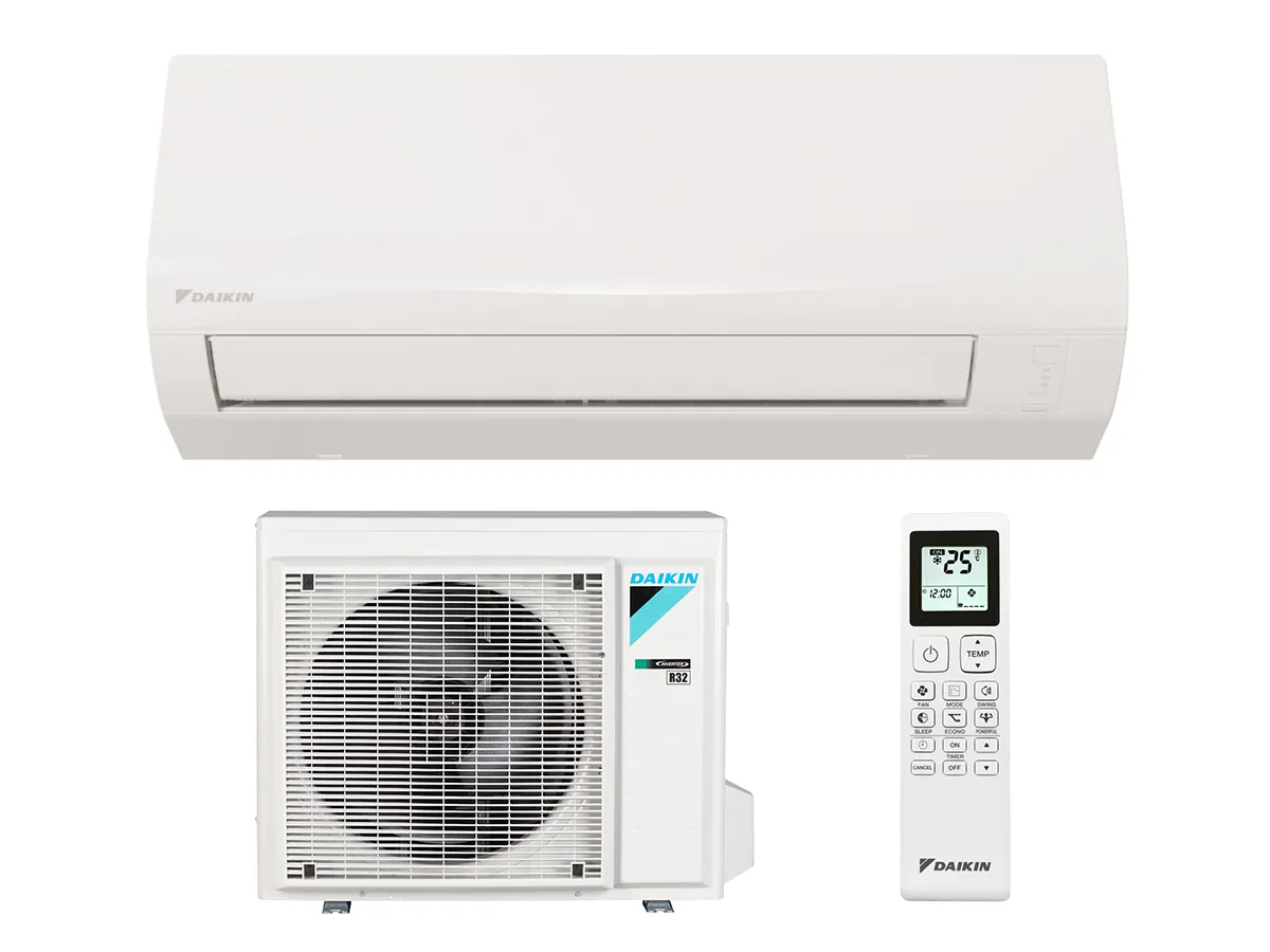 Indoor and outdoor units, air control panel Air conditioner DAIKIN Inverter R32 SENSIRA