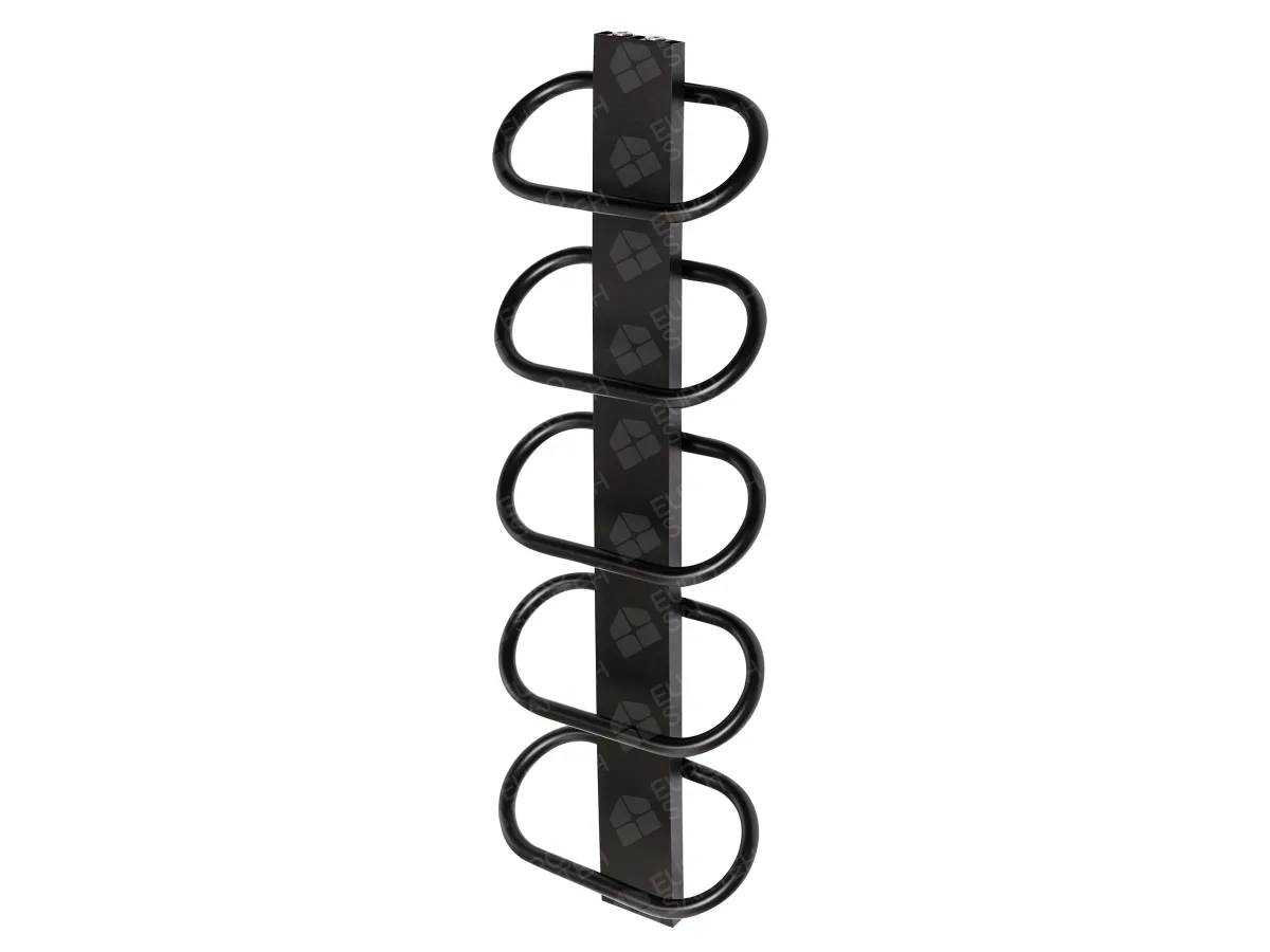 LOJIMAX designer towel warmer, PEARL collection, left view