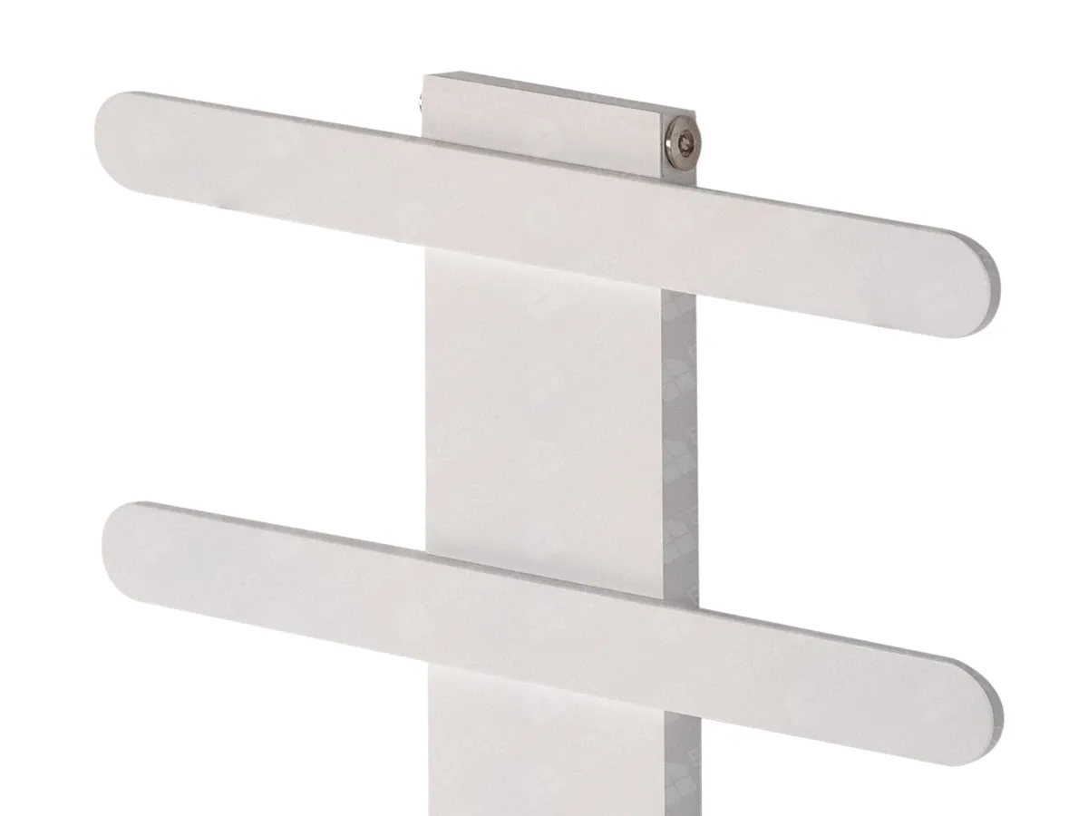 LOJIMAX designer towel warmer, BALLOSS STYLE collection, close-up view