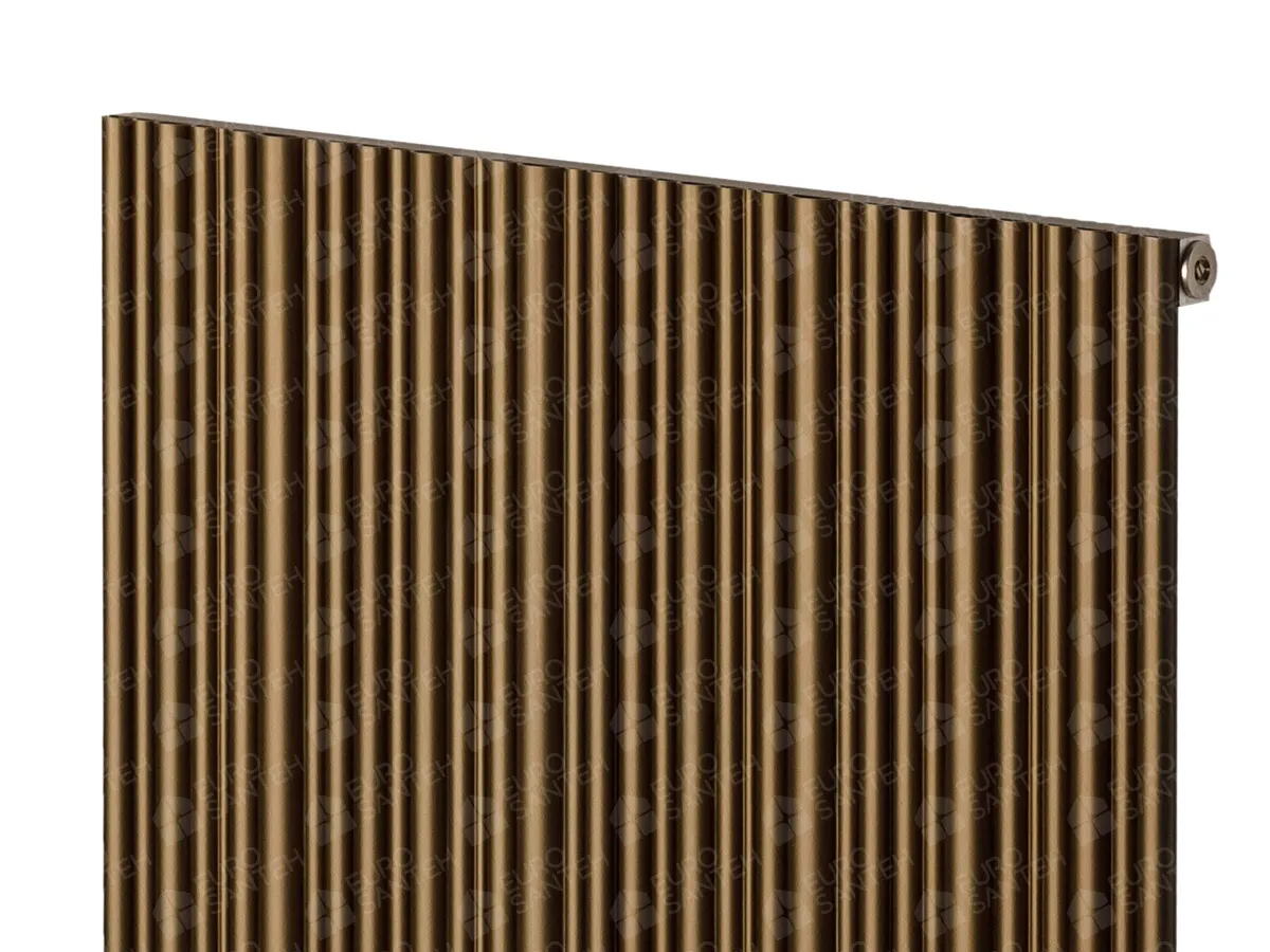 Designer radiator LOJIMAX BAMBOO, close-up view