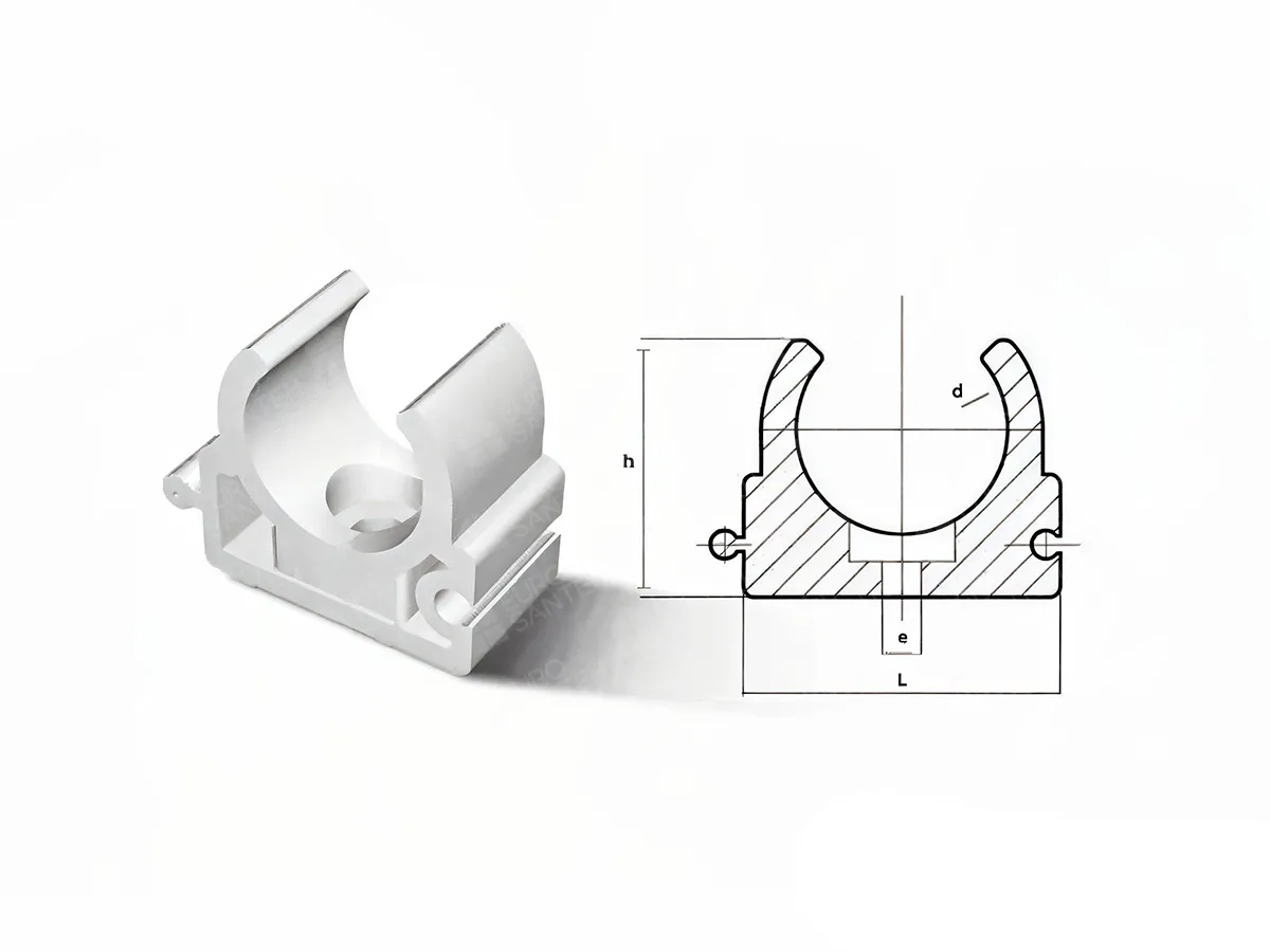 Polypropylene clamp (PPR) d.32