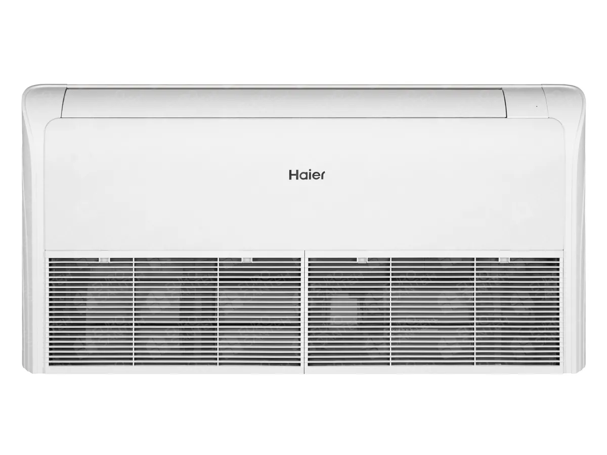 Image of the indoor unit of the floor-ceiling HAIER, front view