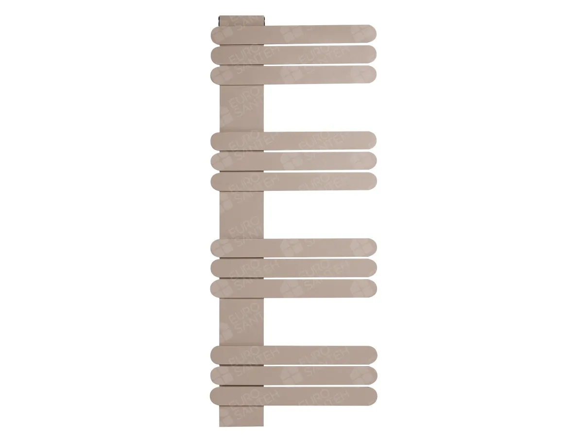 LOJIMAX designer towel warmer, NUMMO collection, front view 