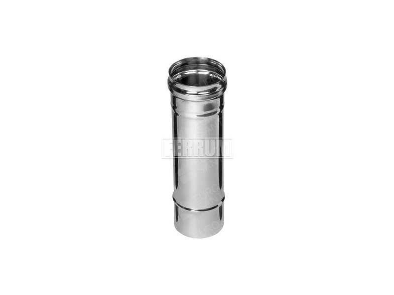 Teava cos de fum FERRUM d.115 mm, L-250 mm (inox 430/0,8 mm)