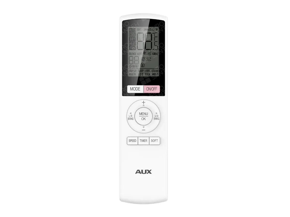 Air conditioner remote control AUX C-Smart Inverter R32 AUX-12CA/I/AUX-12CA/O 12000 BTU