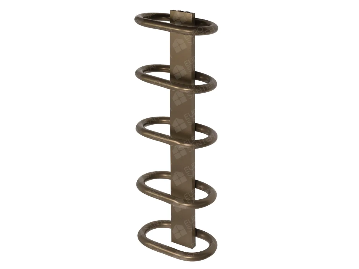 LOJIMAX designer towel warmer, TEOS collection, left view