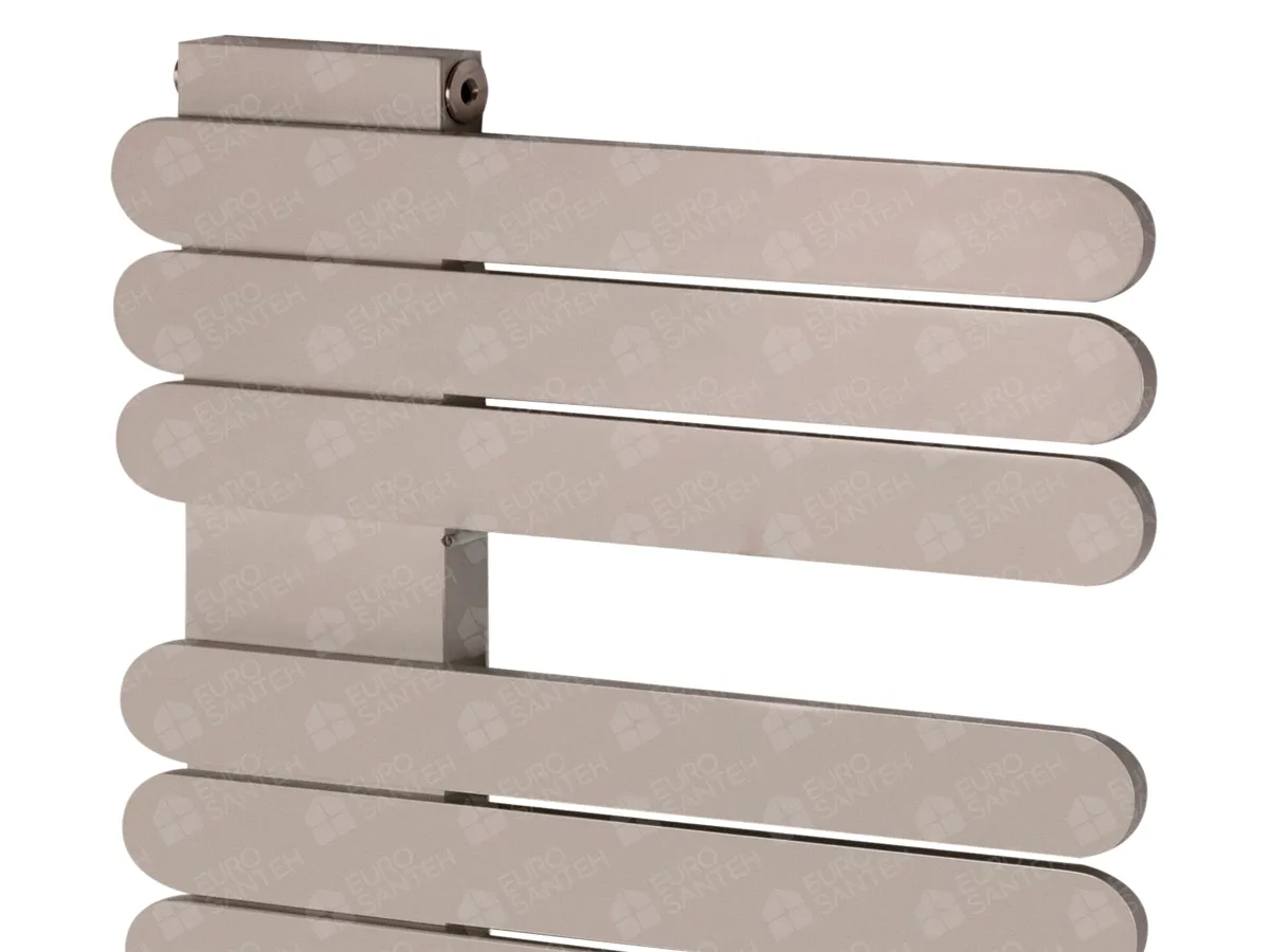 LOJIMAX designer towel warmer, NUMMO collection, close-up view
