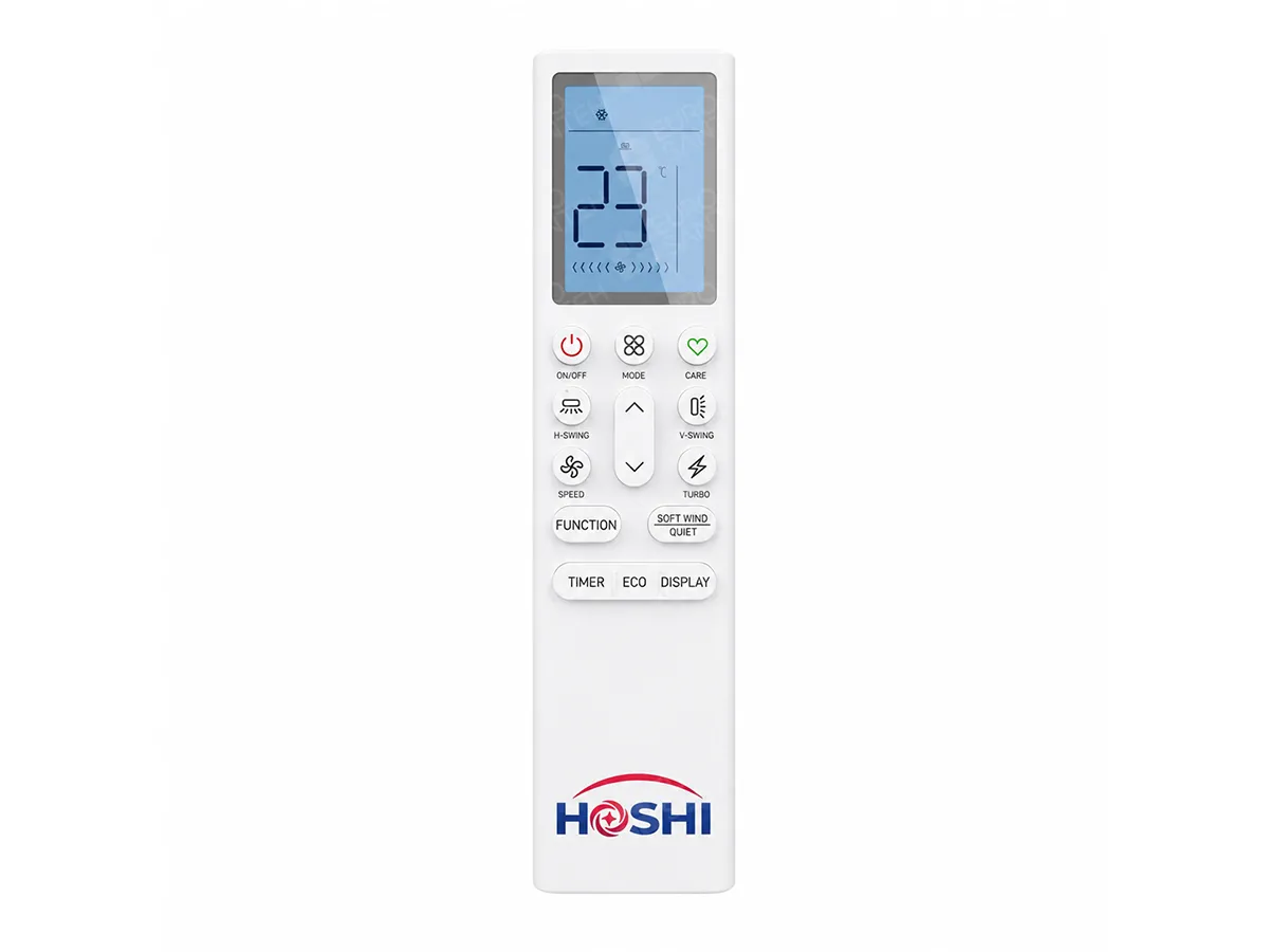 Пульт от кондиционера Hoshi Mintaka Grey Inverter R32 HS-09MK-S 9000 BTU