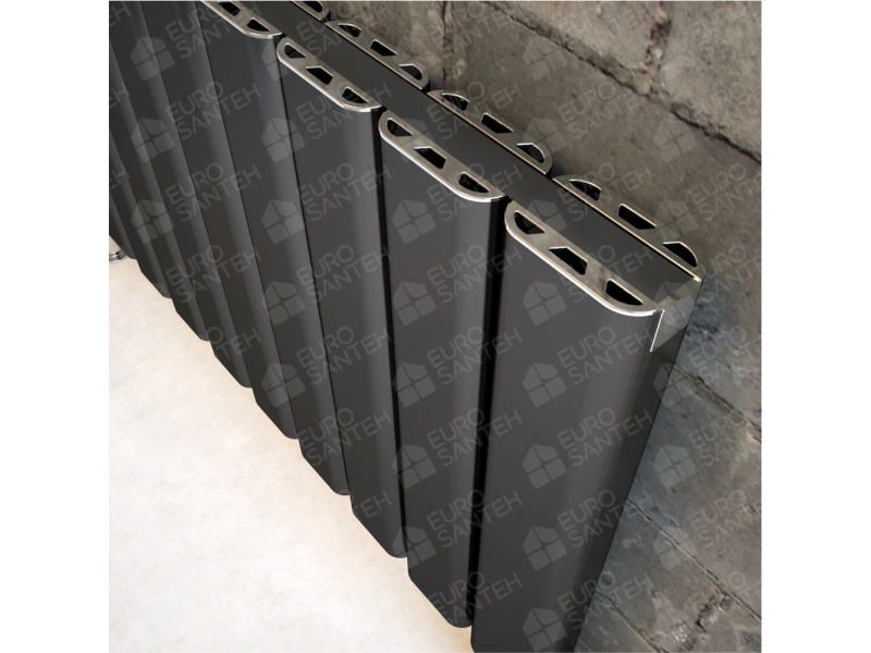 LOJIMAX radiator, DIAMOND DOUBLE (Color Anthracite grey)