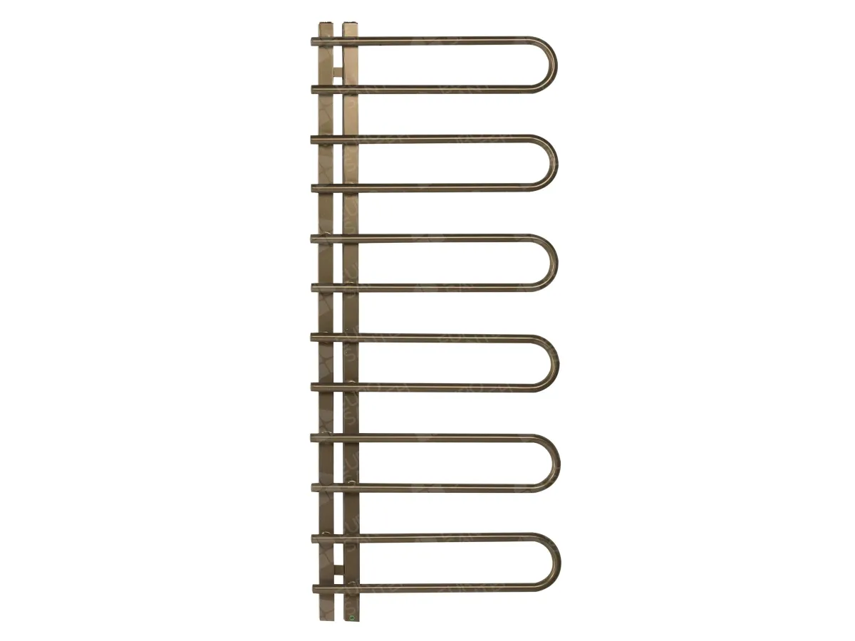 LOJIMAX designer towel warmer, CORTE collection, front view 