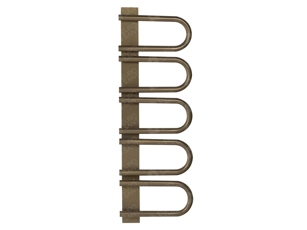 LOJIMAX designer towel warmer, PANA collection, front view 