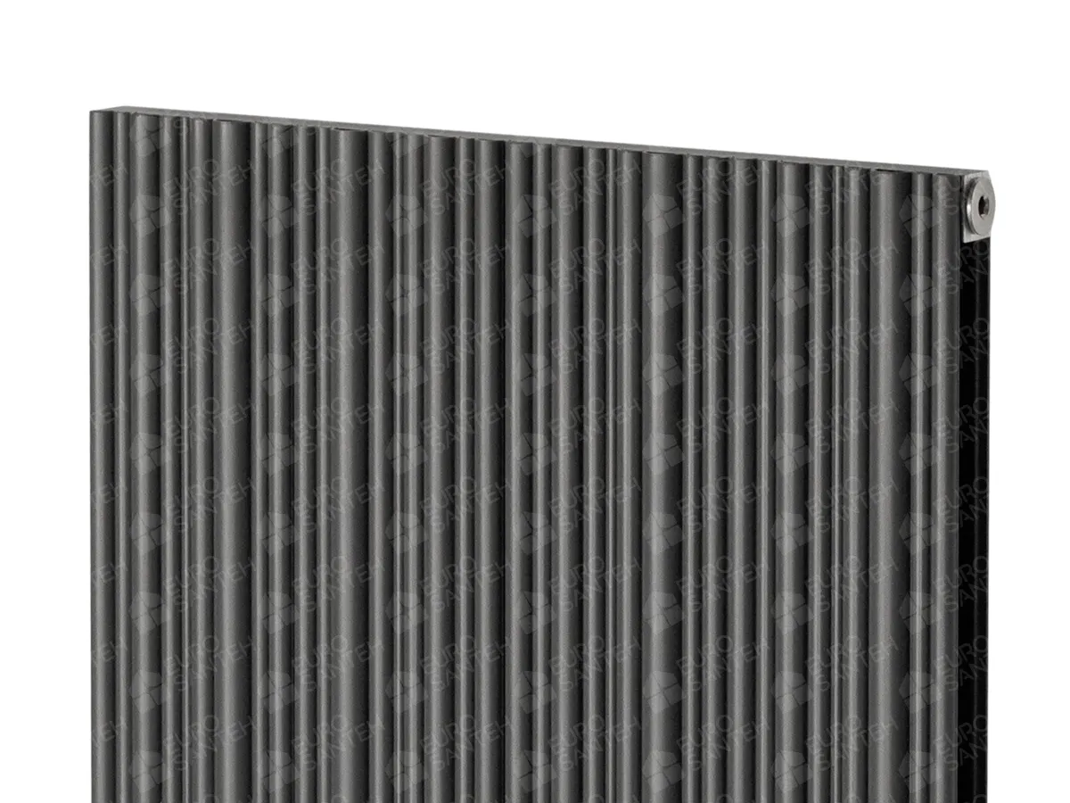 Designer radiator LOJIMAX BAMBOO DOUBLE, close-up view