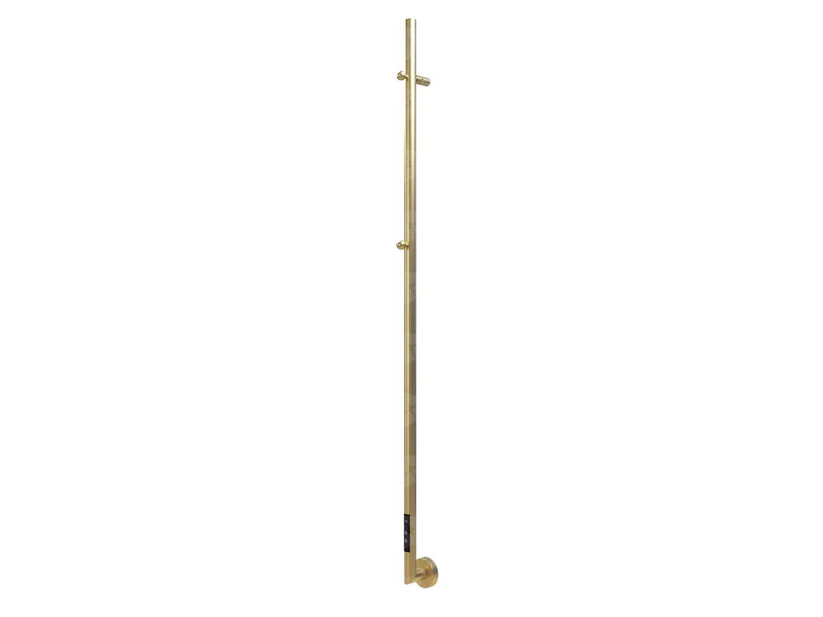Uscător de prosoape de design CARISA, colecția DANTE, 1500x32 mm, Brushed brass