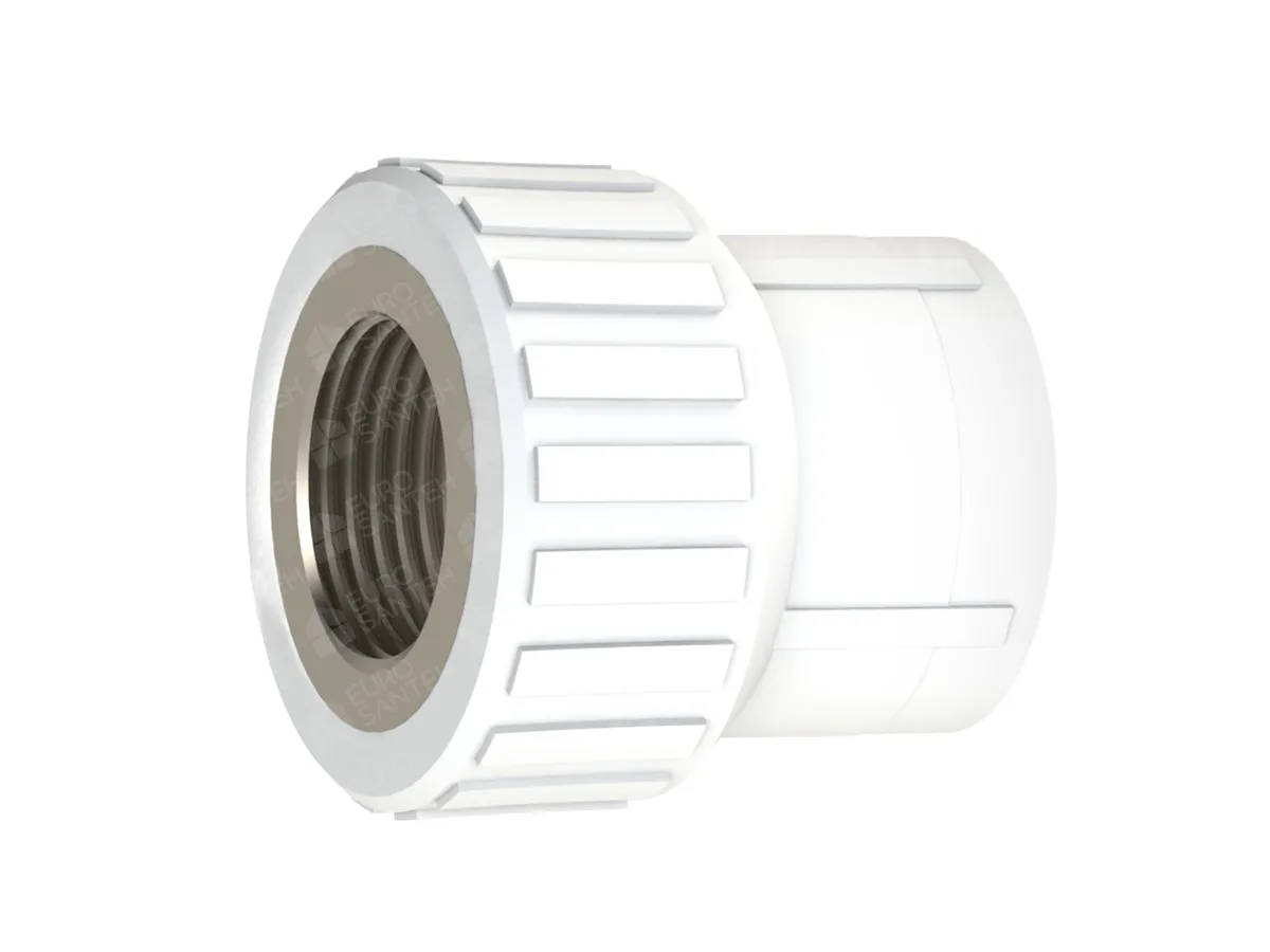 Polypropylene metal transition (PPR) F d.32x1, side view