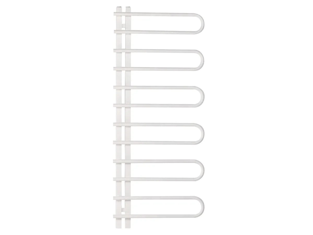 LOJIMAX designer towel warmer, CORTE collection, front view 