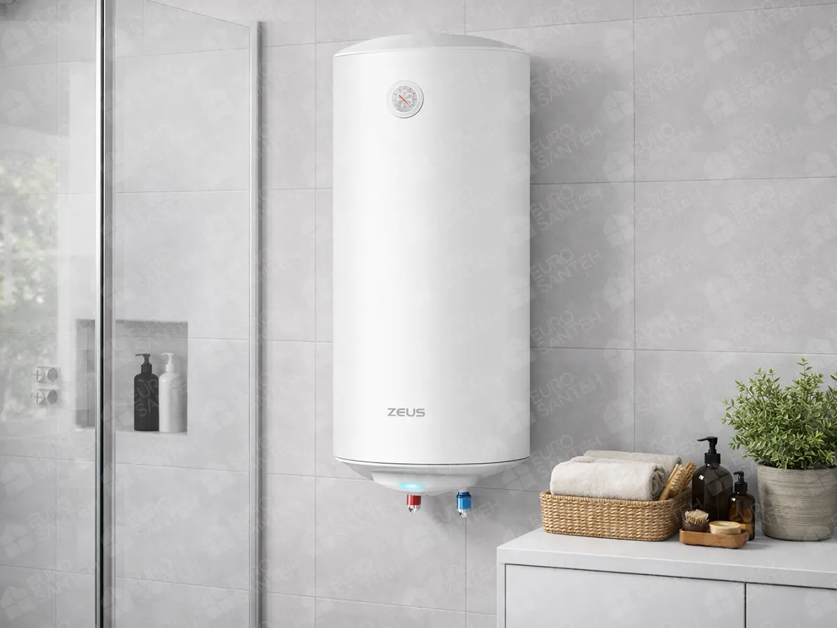 Electric water heater ZEUS CLASSIC 100 L, in bathroom
