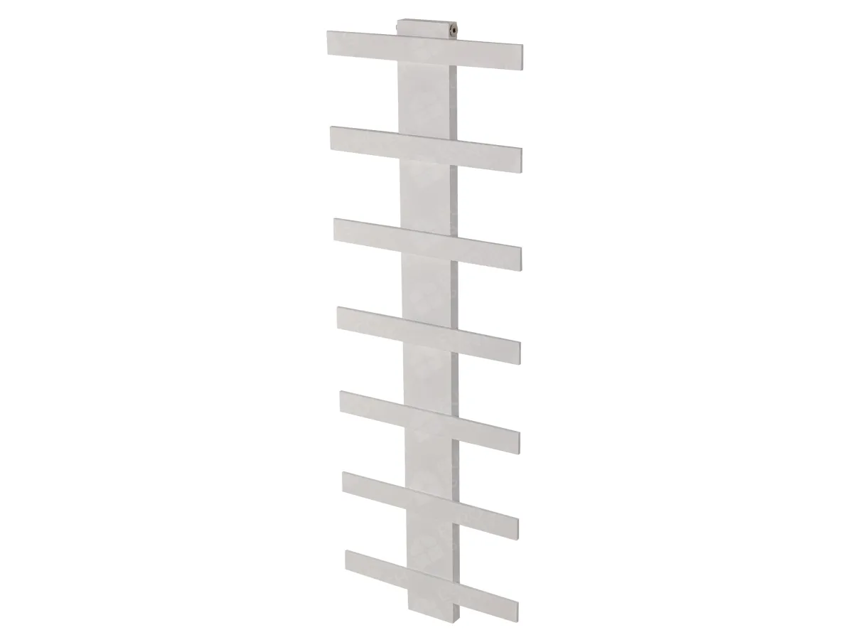 LOJIMAX designer towel warmer, ALBATROS STYLE collection, left view