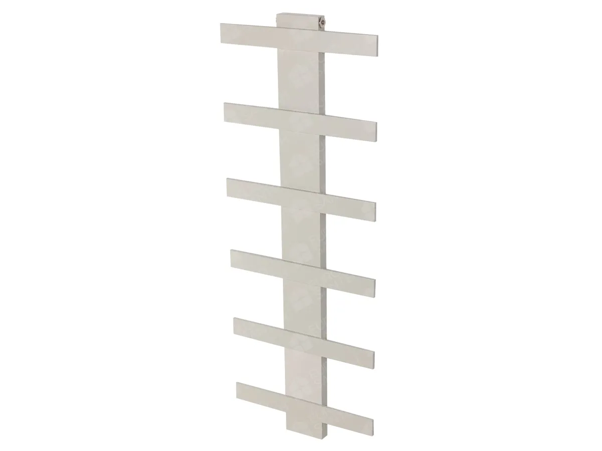 LOJIMAX designer towel warmer, ALBATROS STYLE collection, left view