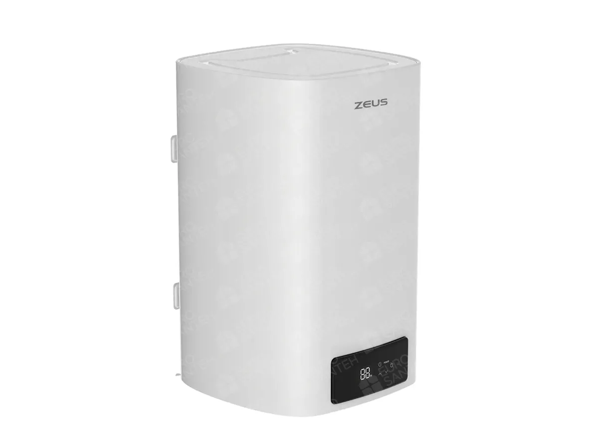 Boiler electric ZEUS SQUARE SLIM 50 l, vedere laterală