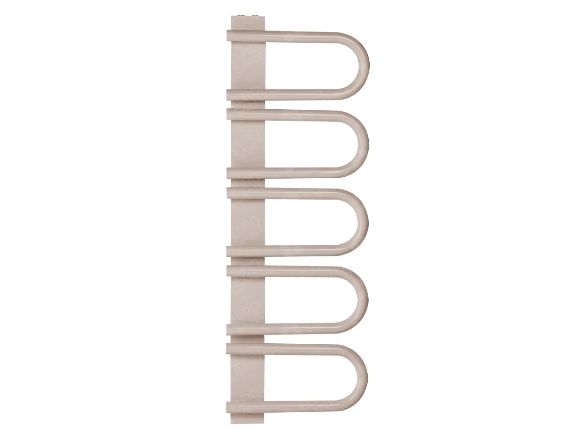 LOJIMAX designer towel warmer, PANA collection, front view 