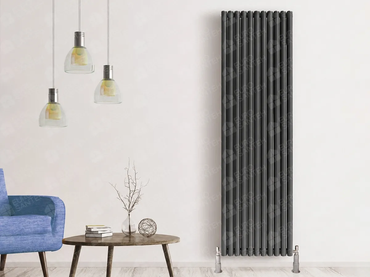 Designer radiator LOJIMAX RETRO PLUS collection 1600x316 mm, Anthracite