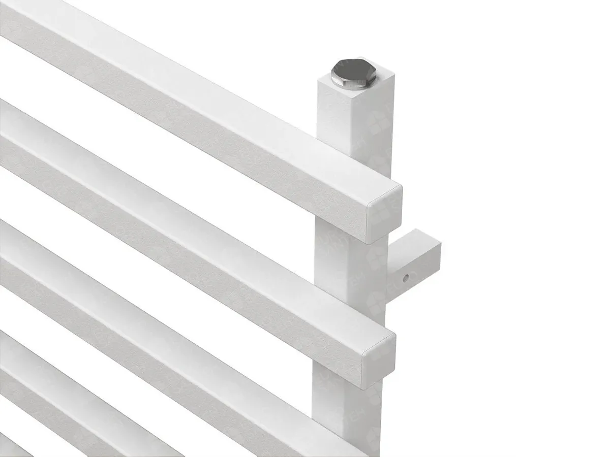 CARISA BARON L Collection Designer Towel Radiator 1200x500 mm, WHITE