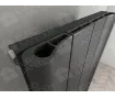 Radiator electric de design CARISA, colecția BOREAS B, 1800x369 mm, NEGRU