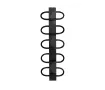 LOJIMAX designer towel warmer, PEARL collection, front view 