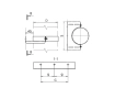 Стеновой хомут FERRUM (inox 430) д.200 мм