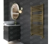 Design heated towel rail LOJIMAX, collection PERLA 400 mm. 1200 mm.