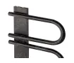 LOJIMAX designer towel warmer, PANA collection, close-up view